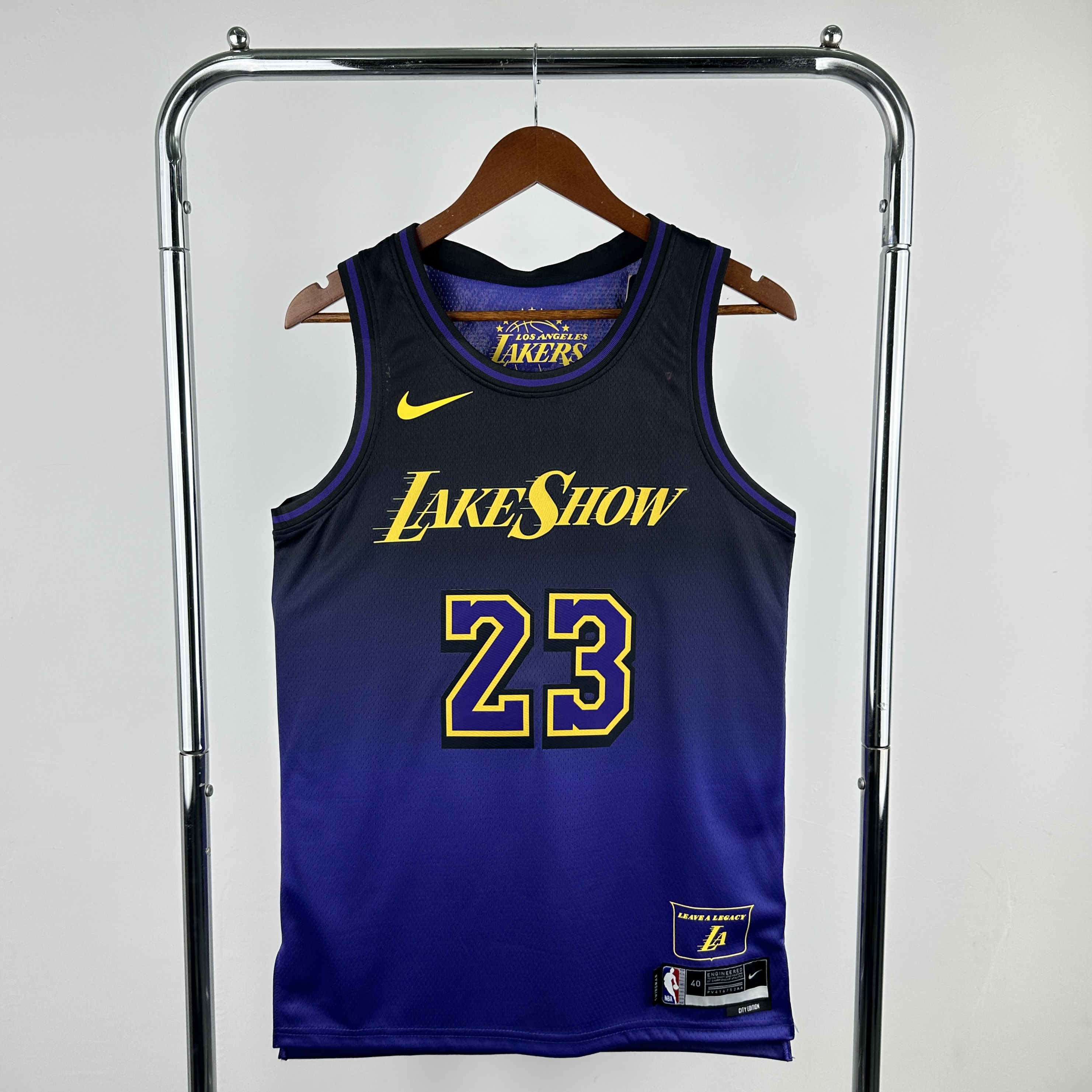 Men Los Angeles Lakers #23 James purple NBA 2024-25 Season Jerseys